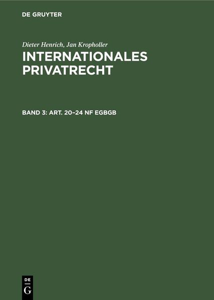 Produktbild: Art. 20-24 nF EGBGB