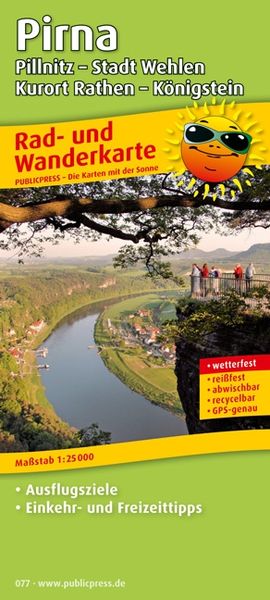 Produktbild: Rad- und Wanderkarte Pirna, Pillnitz