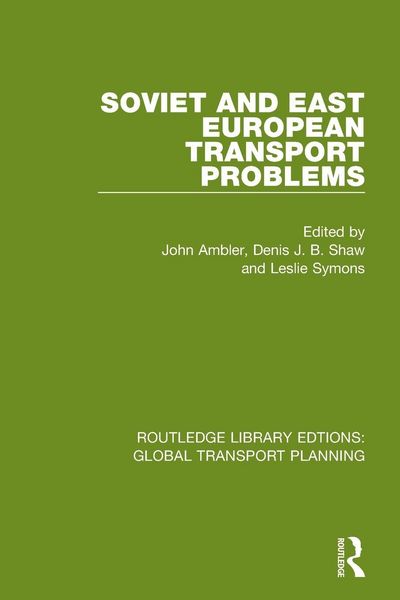 Produktbild: Soviet and East European Transport Problems