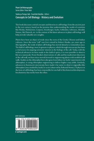 Produktbild: Concepts in Cell Biology - History and Evolution