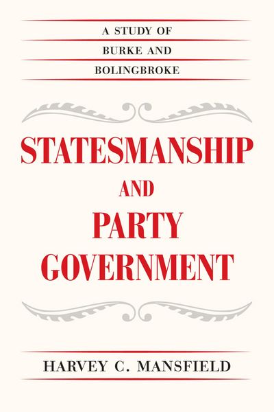 Produktbild: Statesmanship and Party Government