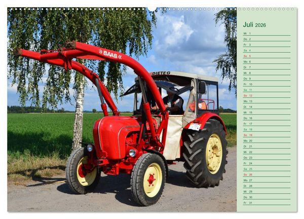 Produktbild: Oldtimer-Trecker on Tour (hochwertiger Premium Wandkalender 2026 DIN A2 quer), Kunstdruck in Hochglanz