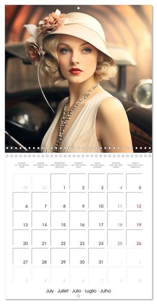 Produktbild: Gr&acirc;ce des ann&eacute;es 30 (Calendrier mural carr&eacute; 2026 30x30 cm) Calendrier double avec une page pour vos prises de notes