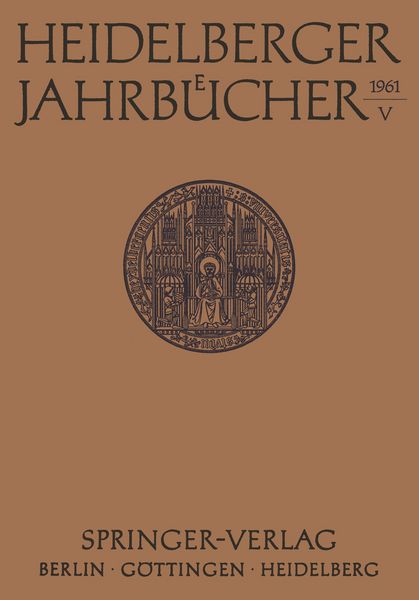 Produktbild: Heidelberger Jahrb&uuml;cher