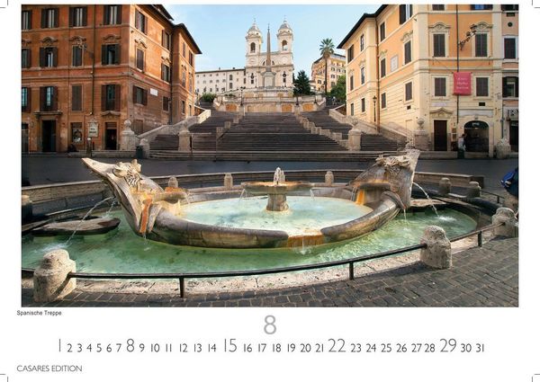 Produktbild: Rom Kalender 2027 &ndash; Wandkalender | Fotokalender Italien 24x35 cm - mit den sch&ouml;nsten Motiven der Ewigen Stadt | Kolosseum, Petersdom, Tiber, Pantheon.