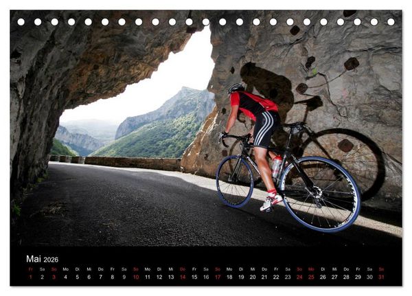 Produktbild: Alpenp&auml;sse auf dem Rennrad "Himmlische Serpentinen" (Tischkalender 2026 DIN A5 quer), CALVENDO Monatskalender