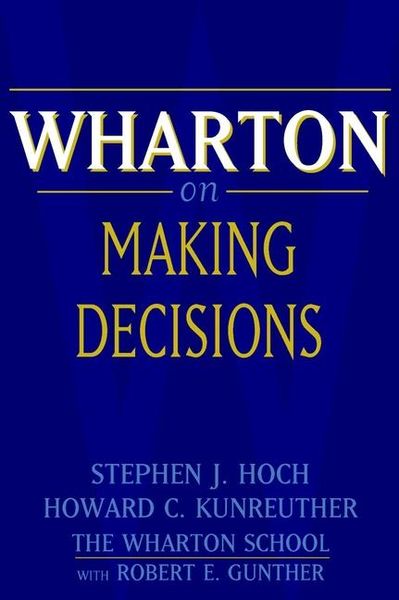 Produktbild: Wharton on Making Decisions