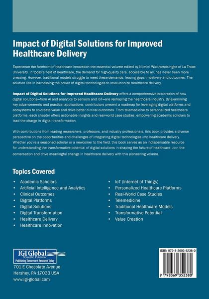 Produktbild: Impact of Digital Solutions for Improved Healthcare Delivery