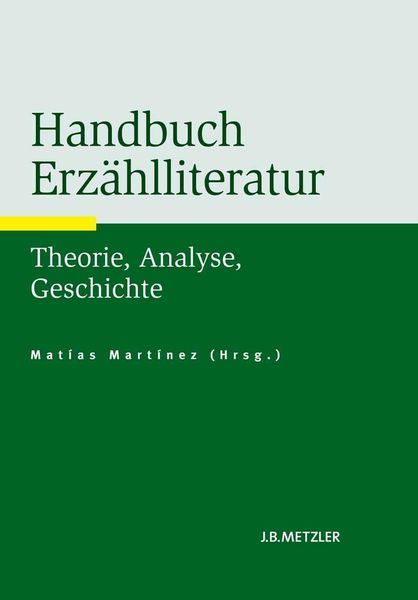 Produktbild: Handbuch Erz&auml;hlliteratur