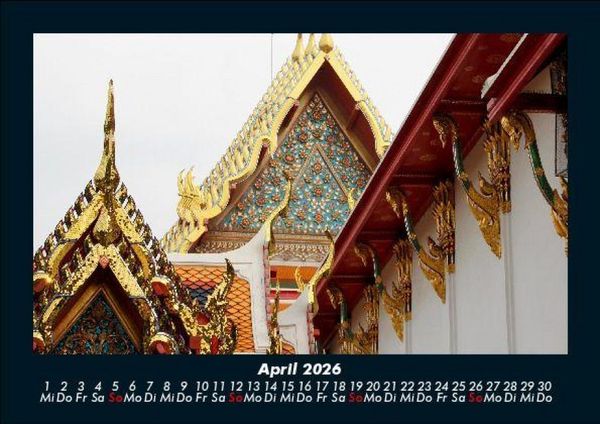 Produktbild: Tempel 2026 Fotokalender DIN A5