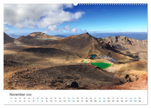 Produktbild: Neuseelands Berge (Wandkalender 2026 DIN A2 quer), CALVENDO Monatskalender