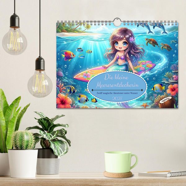 Produktbild: Die kleine Meeresentdeckerin (Wandkalender 2027 DIN A4 quer), CALVENDO Monatskalender