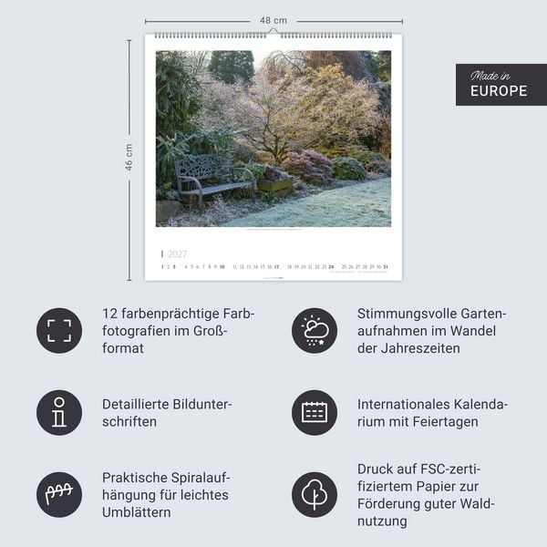 Produktbild: Gartentr&auml;ume Kalender 2027