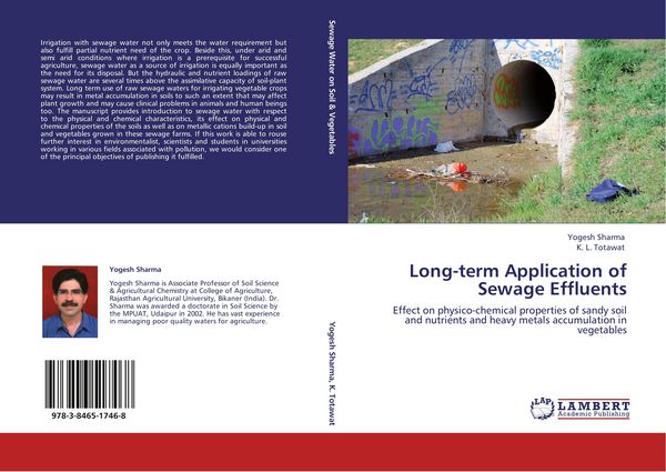 Produktbild: Long-term Application of Sewage Effluents