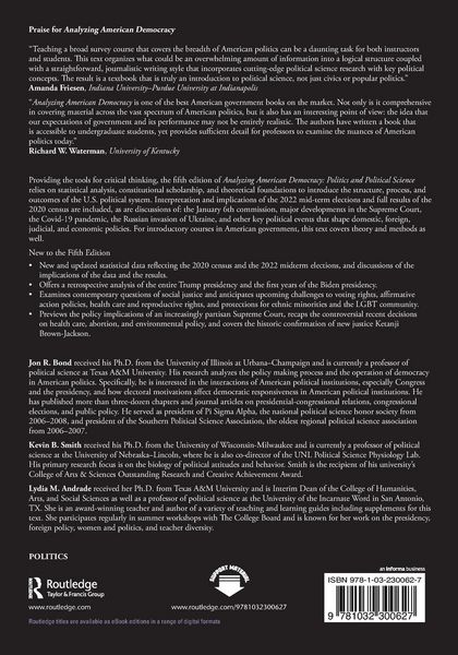 Produktbild: Analyzing American Democracy
