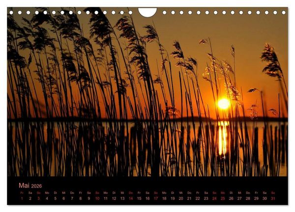 Produktbild: Sonnenuntergang (Wandkalender 2026 DIN A4 quer), CALVENDO Monatskalender