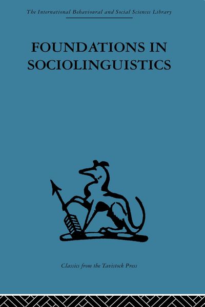Produktbild: Foundations in Sociolinguistics