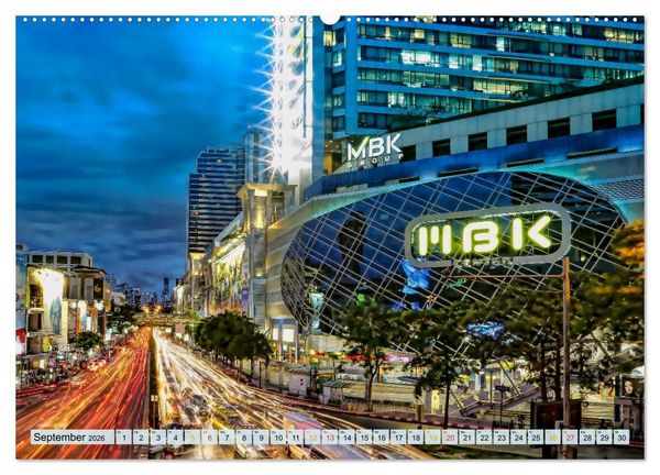 Produktbild: Bangkok - K&ouml;nigreich Thailand (Wandkalender 2026 DIN A2 quer), CALVENDO Monatskalender