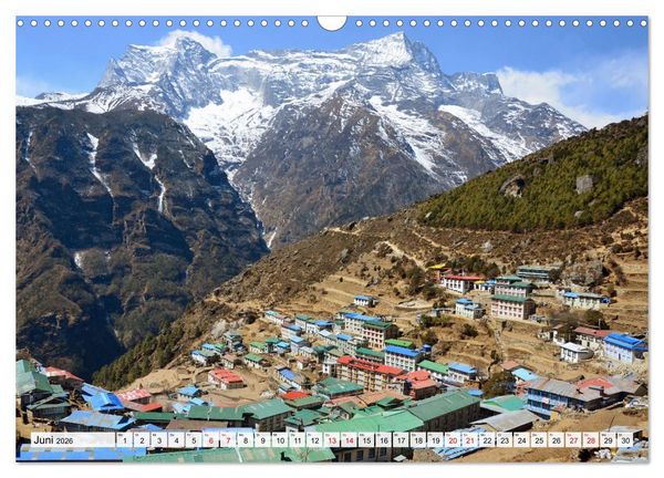 Produktbild: Einzigartiges NEPAL (Wandkalender 2026 DIN A3 quer), CALVENDO Monatskalender