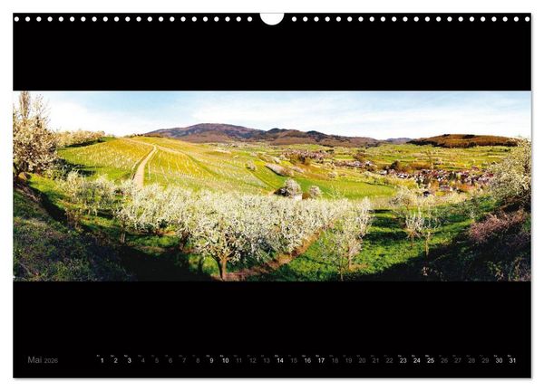 Produktbild: Markgr&auml;flerland-Panoramen - Vier Jahreszeiten in der Toskana Deutschlands (Wandkalender 2026 DIN A3 quer), CALVENDO Monatskalender