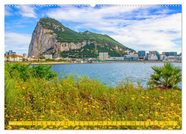 Produktbild: Ein Herz f&uuml;r Gibraltar (hochwertiger Premium Wandkalender 2026 DIN A2 quer), Kunstdruck in Hochglanz