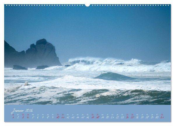 Produktbild: Brandung faszinierent und wild (hochwertiger Premium Wandkalender 2026 DIN A2 quer), Kunstdruck in Hochglanz