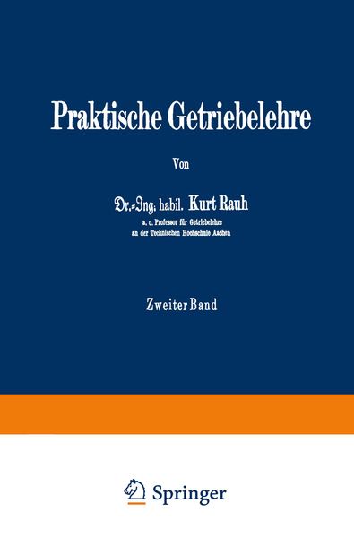 Produktbild: Praktische Getriebelehre