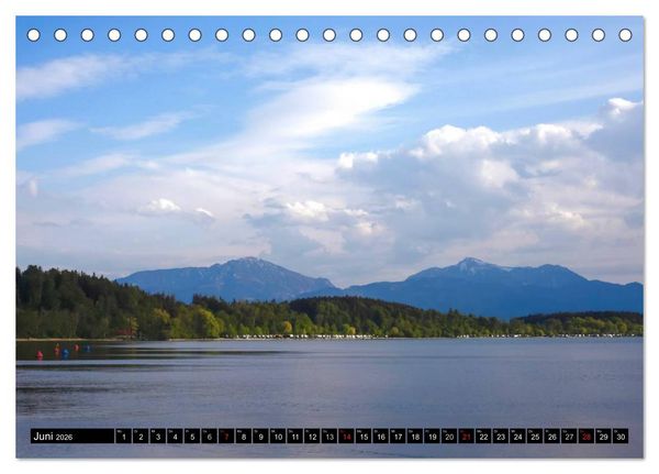 Produktbild: Am sch&ouml;nen Chiemsee (Tischkalender 2026 DIN A5 quer), CALVENDO Monatskalender