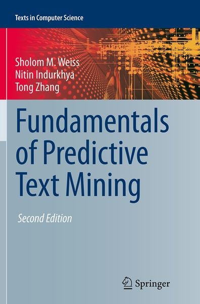 Produktbild: Fundamentals of Predictive Text Mining