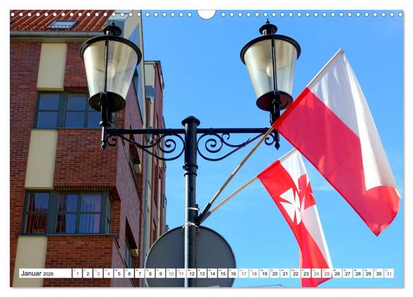 Produktbild: Das Wunder von Elbing - Eine Stadt auferstanden aus Ruinen (Wandkalender 2026 DIN A3 quer), CALVENDO Monatskalender