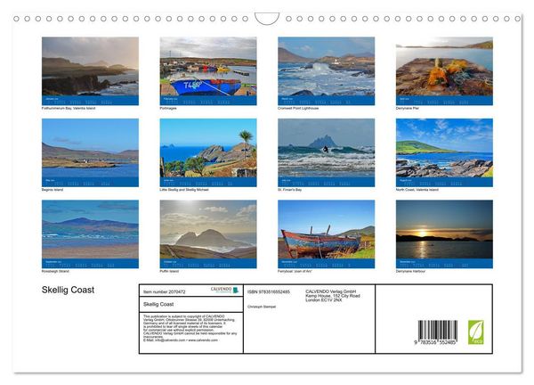 Produktbild: Skellig Coast (Wall Calendar 2026 DIN A3 landscape), CALVENDO 12 Month Wall Calendar