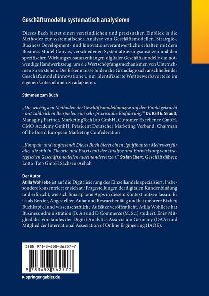 Produktbild: Gesch&auml;ftsmodelle systematisch analysieren