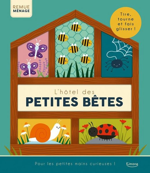 Produktbild: L'h&ocirc;tel des petites b&ecirc;tes : tire, tourne et fais glisser !