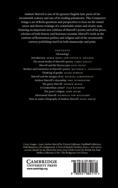 Produktbild: The Cambridge Companion to Andrew Marvell