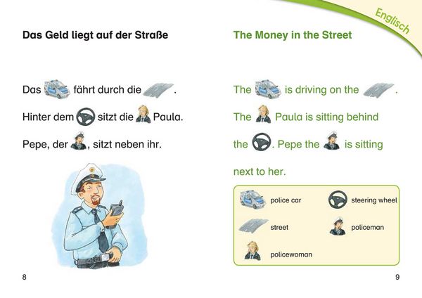 Produktbild: Bildermaus - Mit Bildern Englisch lernen - Polizeigeschichten - Police Stories