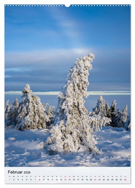 Produktbild: Harzer Landschaften - 12 Monate im Naturparadies Harz (Wandkalender 2026 DIN A2 hoch), CALVENDO Monatskalender