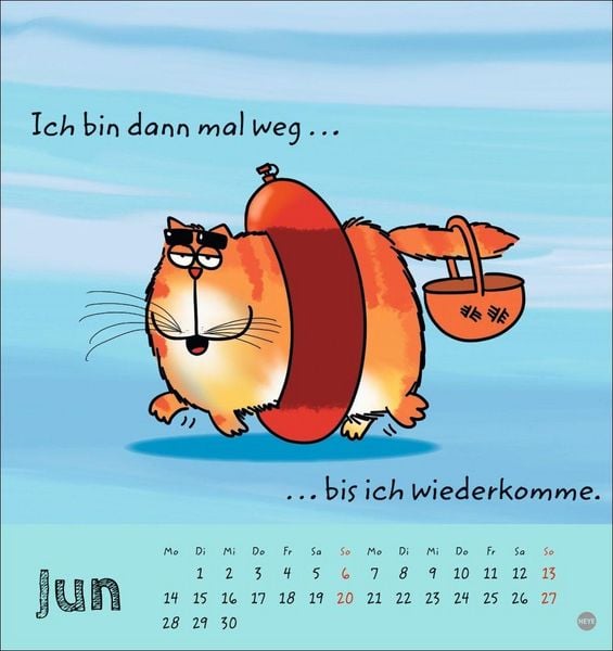 Produktbild: Catzz Postkartenkalender 2027