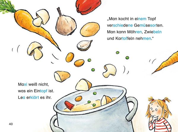 Produktbild: Duden Leseprofi &ndash; Silbe f&uuml;r Silbe: Silbengeschichten f&uuml;r clevere Geschwister, 1. Klasse