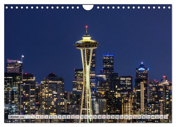 Produktbild: St&auml;dte der USA - Metropolen und Momente (Wandkalender 2026 DIN A4 quer), CALVENDO Monatskalender