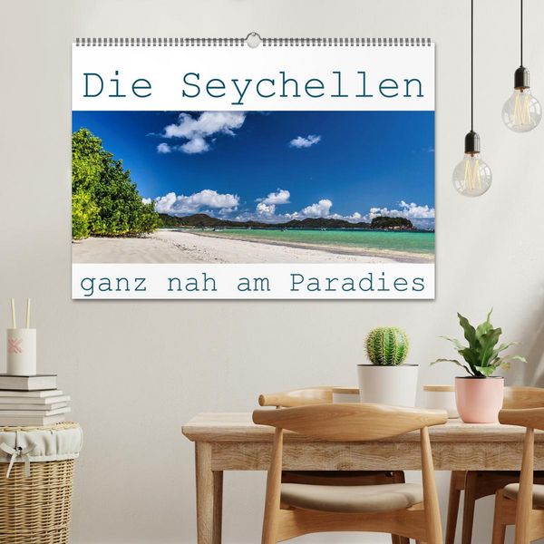 Produktbild: Die Seychellen - ganz nah am Paradies (Wandkalender 2026 DIN A2 quer), CALVENDO Monatskalender