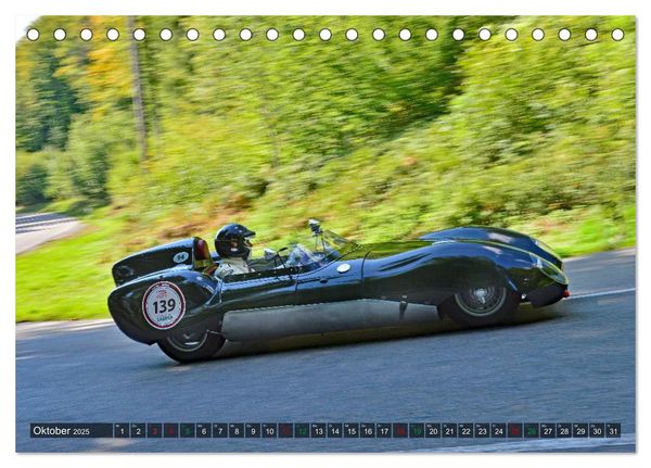 Produktbild: Adel verpflichtet - Englische Oldtimer am Berg (Tischkalender 2025 DIN A5 quer), CALVENDO Monatskalender