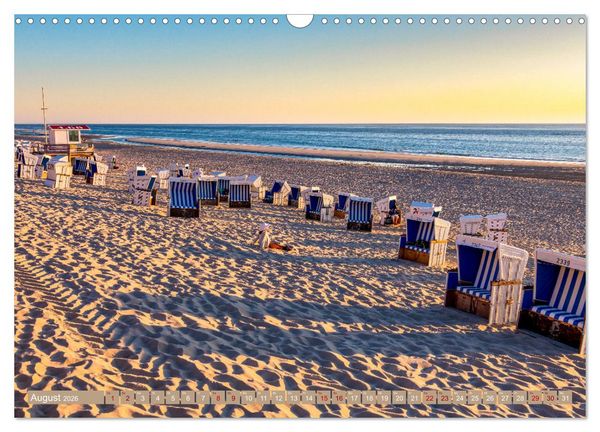 Produktbild: Sylt im Abendlicht (Wandkalender 2026 DIN A3 quer), CALVENDO Monatskalender