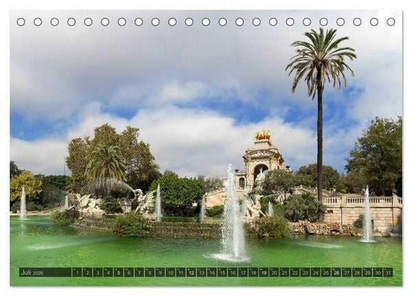Produktbild: Barcelona - Von Gotik bis Modernisme (Tischkalender 2026 DIN A5 quer), CALVENDO Monatskalender