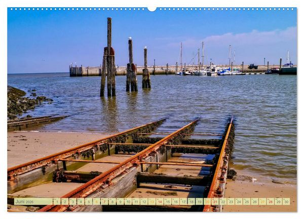 Produktbild: Reise an die Nordsee - Neuharlingersiel (hochwertiger Premium Wandkalender 2026 DIN A2 quer), Kunstdruck in Hochglanz