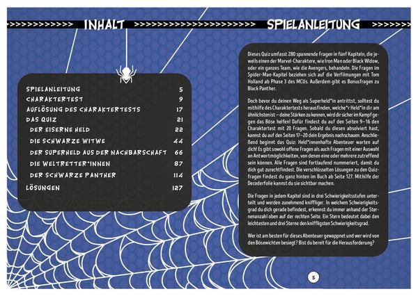 Produktbild: Das inoffizielle Quiz f&uuml;r Marvel-Fans
