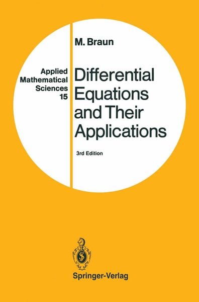 Produktbild: Differential Equations and Their Applications