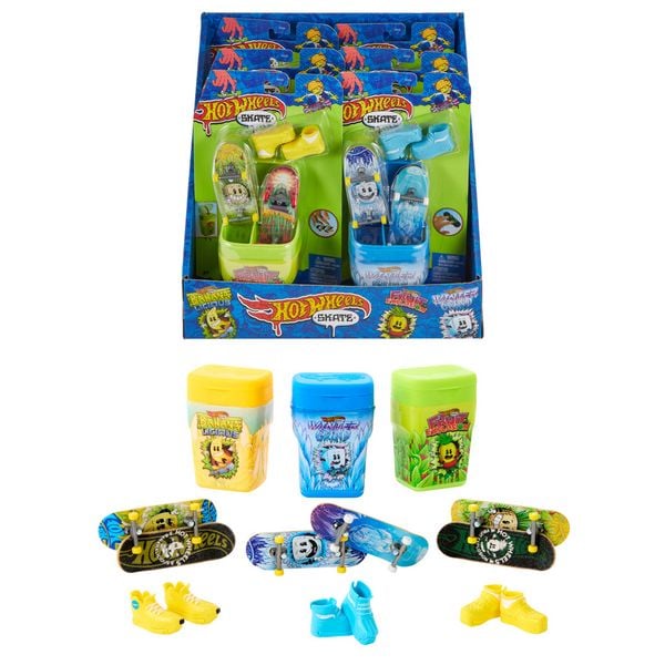 Produktbild: Hot Wheels Skate Gum Container 2-Pack Asst