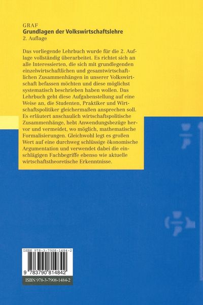 Produktbild: Grundlagen der Volkswirtschaftslehre