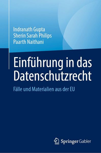 Produktbild: Einf&uuml;hrung in das Datenschutzrecht