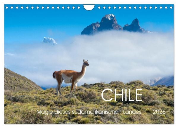 Produktbild: Magie dieses S&uuml;damerikanischen Landes, Chile (Wandkalender 2026 DIN A4 quer), CALVENDO Monatskalender